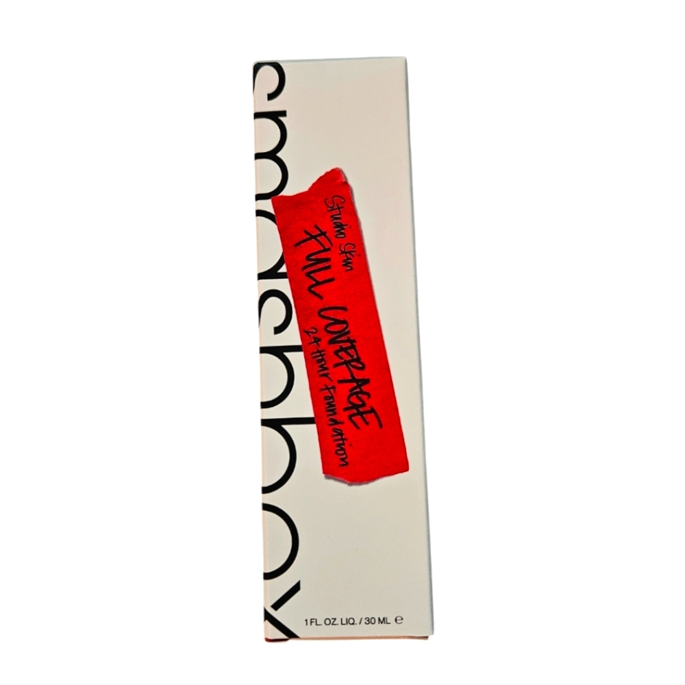 NEW Smashbox Studio Skin 24 Hour Full Coverage Waterproof Foundation - 0.1